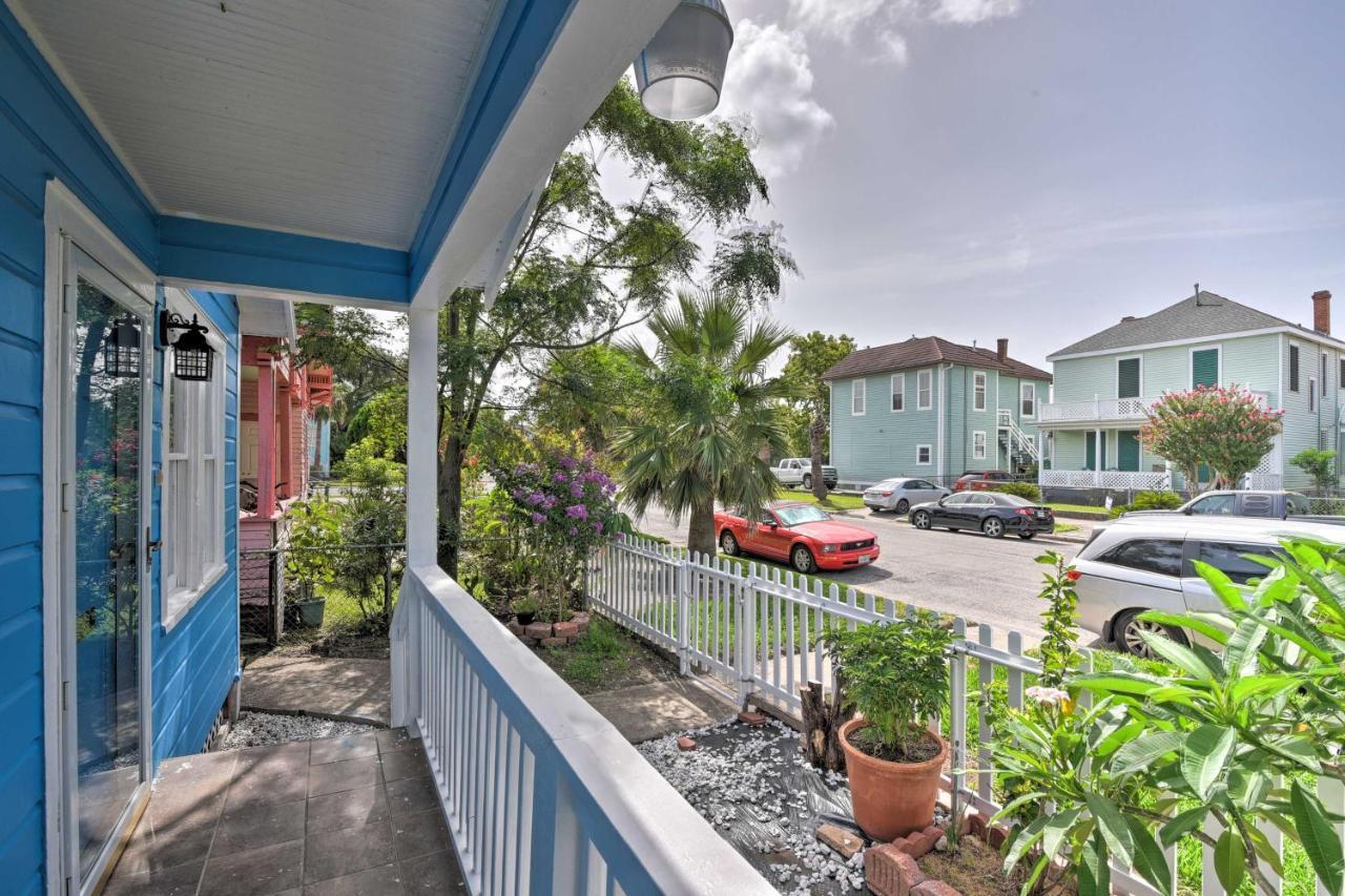 Bright Galveston Bungalow Half Mi To Pleasure Pier Exterior foto