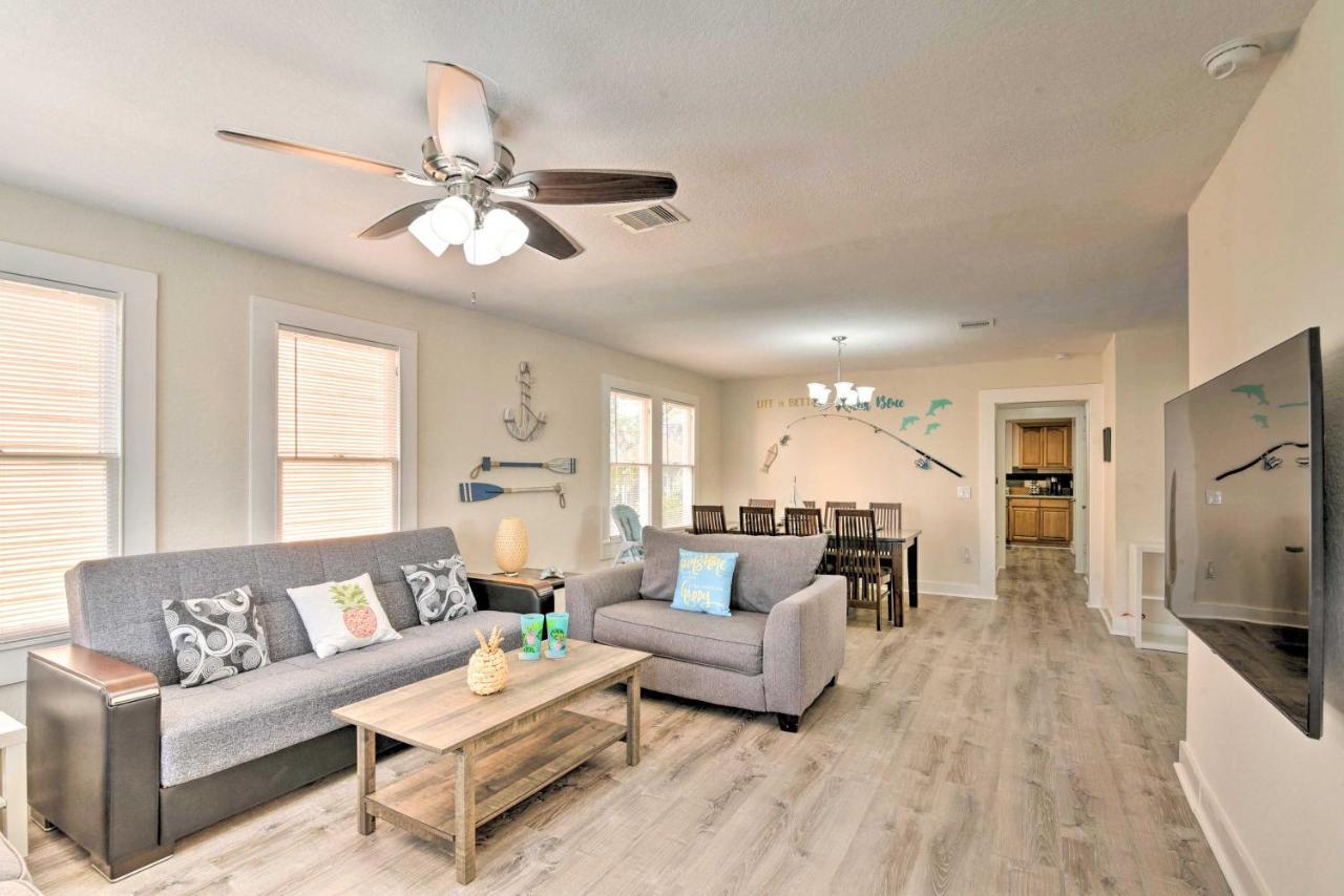 Bright Galveston Bungalow Half Mi To Pleasure Pier Exterior foto