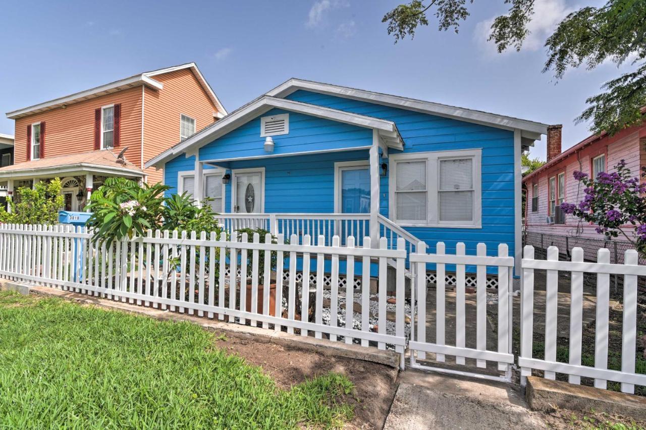 Bright Galveston Bungalow Half Mi To Pleasure Pier Exterior foto